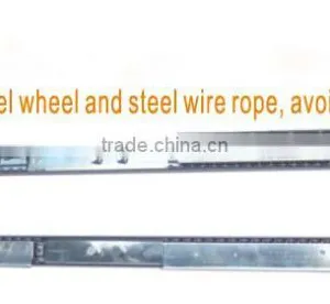 Steel Ball Bearing Slide Rail for Dining Table Dimension 1400mm 1250mm 1050mm thumbnail-1
