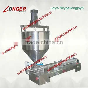 Semi-automatic Garlic /Chilli Paste Filling Machine With Mixer thumbnail-1