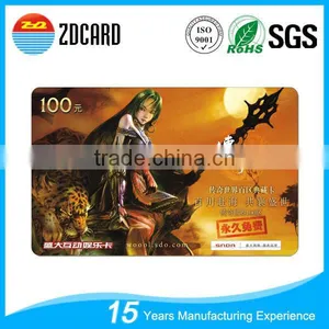 Hot Selling Custom Prints Cheap PVC Gift Card thumbnail-2