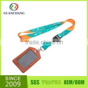 Promotional Customized Polyester/nylon Printed Sports Team Card Holder Neck Lanyard thumbnail-2