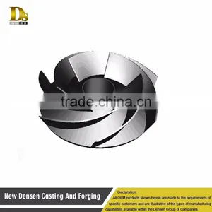 China High Quality Casted Exhaust Manifold Die Casting Steel Pump Impeller Weight thumbnail-5
