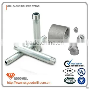 150psi Nipple Malleable Iron Pipe Fitting thumbnail-1