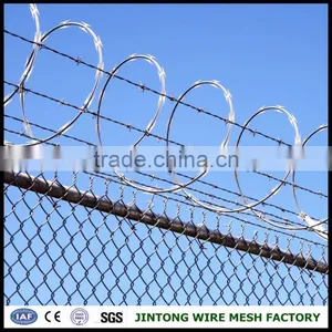 Stainless Steel Wire Fence Barbed Wire Price per Ton Military Concertina Wire thumbnail-3