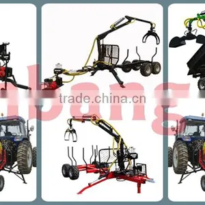 Timber Trailer With Crane thumbnail-2