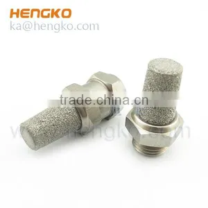 Sintered Stainless Steel ASP-8 Bronze Brass Pneumatic Exhaust Muffler thumbnail-2