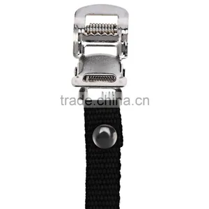 1 Pair Cycling Bike Bicycle Anti-slip Nylon Pedal Toe Clip Strap Belt Fixed Gear Bearings Bicycle Pedals Accessories thumbnail-4