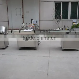 Full-auto Small Bottle Filling,capping and Labeling Machine thumbnail-1