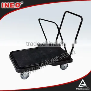 Heavy Duty Plastic Foldable Trolley Cart/Warehouse Cart/Flat Cart thumbnail-1