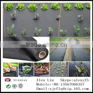 45gsm 1m*12m Black Non Woven Used for Gardening Weed Mat thumbnail-3