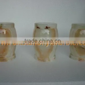 PAKISTANI CHEAP EXPORT QUALITY URNS ONYX MARBLE HANDICRAFTS thumbnail-6