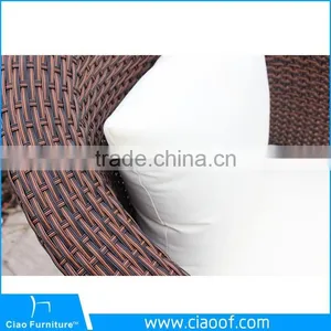 Outdoor Hotel Rattan Pool Lounger Bed thumbnail-5