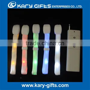 Party and Event Items Silicone Remote Controlled Led Bracelet Custom Led Wristband thumbnail-1