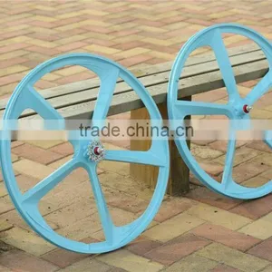 700C Lightest Strongest Magnesium Alloy Bike Wheel Can Fit Electric Motor/fixed Gear Type Hub Bike Wheel thumbnail-3