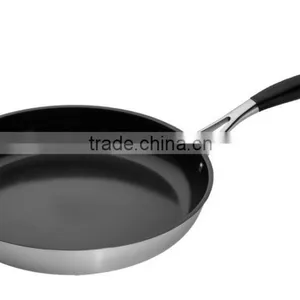20cm 22cm 24cm 26cm 28cm 30cm no Stick Stainless Steel Pans no Stick Fry Pan Not Stick Frying Pan No-stick Cooking Pans thumbnail-1