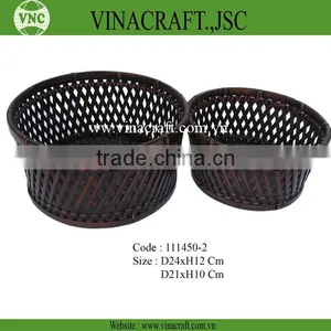 Basket Storage Cheap Vietnam Bamboo Basket thumbnail-1
