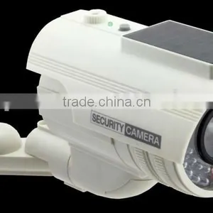 New Arrival!! Solar Powered Vandal-proof Dummy Security IR Camera w/ Outdoor Rain Shield for Outdoor thumbnail-1