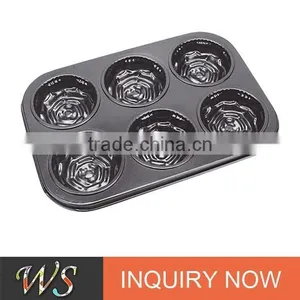 Non-stick Carbon Steel Rose Shape Cake Tool thumbnail-1