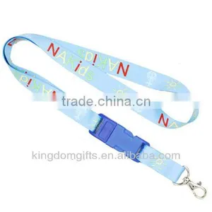 Letter Printed Cell Phone Polyester Lanyard With Buckle thumbnail-1