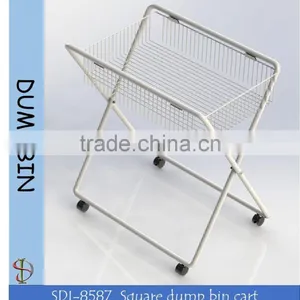 SDI-8587 Square Dump Bin Cart thumbnail-1