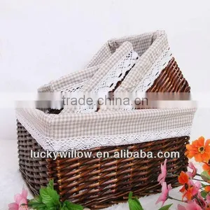 Factory Direct Supply Large Wicker Storage Basket thumbnail-1