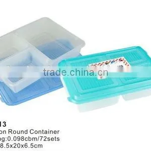 Hot Sale 3 Compartment Rectangle Foood Container Th-013 thumbnail-1