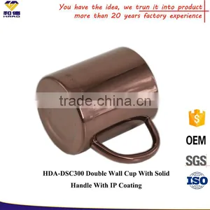 Double Wall Color Stainless Steel Coffee Cup thumbnail-2