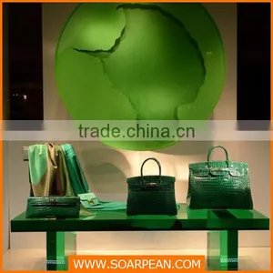 Fashion Customized Clothes Shop Green Theme Backdrop thumbnail-1