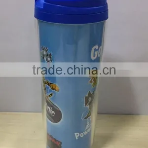 450ml Double Wall Magic Hard Plastic Tumbler Cup thumbnail-1
