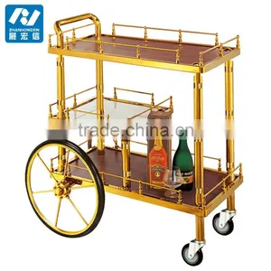 Restaurant And Hotel Service 3 Tiers Tea Trolley/Liquor Trolley thumbnail-1