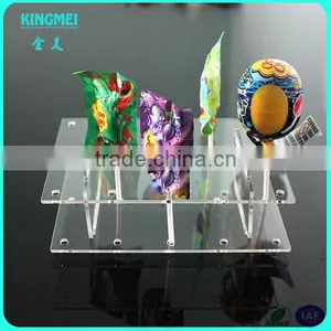 Shenzhen Factory Supply High Transparent Desktop Acrylic Lollipop Display,lollipop Stand,plexiglass Display Rack thumbnail-2