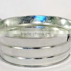 Round Nature Color With Ear Plant Zinc Pot thumbnail-1