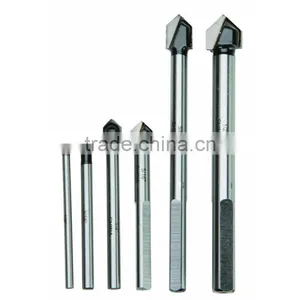 Carbide Tip Glass And Tile Cutting Drill Bits, 6 Piece Glass Cutting Diamond Drill Bits Forstner Bit Set Carbide Tip Forstner bi thumbnail-1
