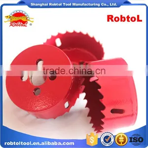 60mm M16 HSS Hole Saw Cutter Drill Core Bits Kit Set Carbide Tipped HSS Bi-Metal thumbnail-1