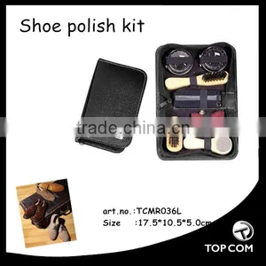 Fashion Shoe Polish Kit PU Shoe Polish Set thumbnail-2