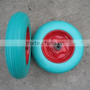 Hand Truck 4.0-8 Solid PU Foam Wheel thumbnail-1