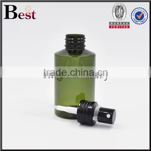 100ml Dark Green Body Spray Bottle Cosmetic Plastic Bottle Body Spray Bottle thumbnail-2