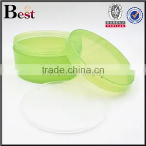 50g Green Color Double Wall Plastic Cream Jar Cosmetic Plastic Cream Jar for Gel or Cream thumbnail-6