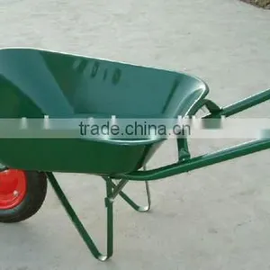 Qingdao Cheap Heavy Duty 150kg 65L Garden Wheelbarrow Manufacture WB6201 thumbnail-1