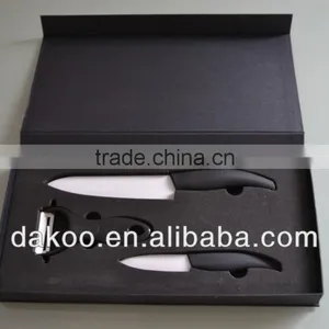 3"+6"+Peeler Ultra Sharp Kitchen Ceramic Cutlery Knives Set With Gift Box Package thumbnail-1