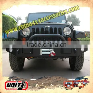 Wholesale Price Highly Quality Steel Front Bumper for JK Wrangler 2007 Onwards thumbnail-1