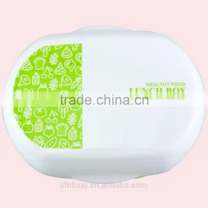 700ML Three Divides Plastic Packing Lunch Box With Lock thumbnail-6