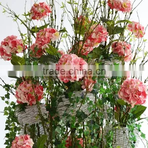 Hot Sell Wholesale Artificial Hydrangea Stem Flower Table Centerpieces Wedding Decoration thumbnail-1
