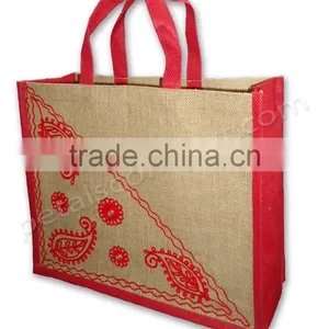 Customize Jute Bag With Hand Embroidery Available in All Colors thumbnail-1