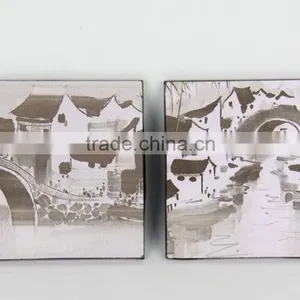 Frameless Wooden Wall Painting thumbnail-1