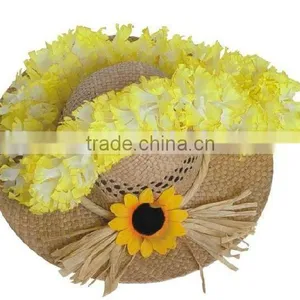 Beach Straw Hat / Straw Hat Decoration / Straw Sombrero Hat thumbnail-1