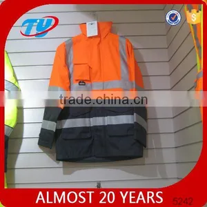 TY32 Red Reflective Safety Workwear Jacket thumbnail-1