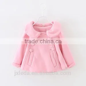 Girls Stylish Design Fleece Bowknot Coat in Spring thumbnail-3