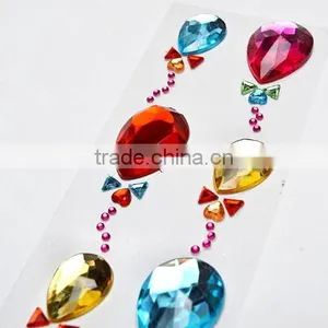 Crafts Gem Stickers, Well-being and Charming Crystal Stickers, Rhinestone Stickers thumbnail-2