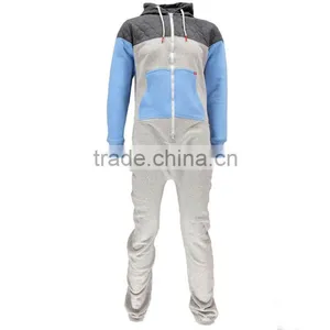 65/35 Polyester Cotton Custom One Piece Jumpsuit Sale Plus Size Adult Onesie thumbnail-3