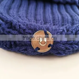 Myfur China Wholesale Hot Sale Genuine Raccoon Fur Pom Poms Knit Hat Winter Cap thumbnail-5